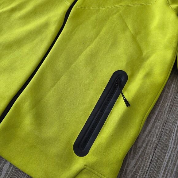 Nike Tech Fleece Windrunner Hoodie Obsidian Green Black Men's Large Tall New NSW - Picture 7 of 13